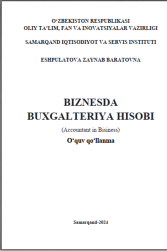 Biznesda buxgalteriya hisobi