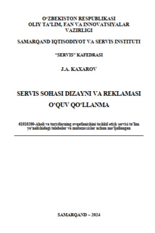 Servis sohasi dizayni va reklamasi