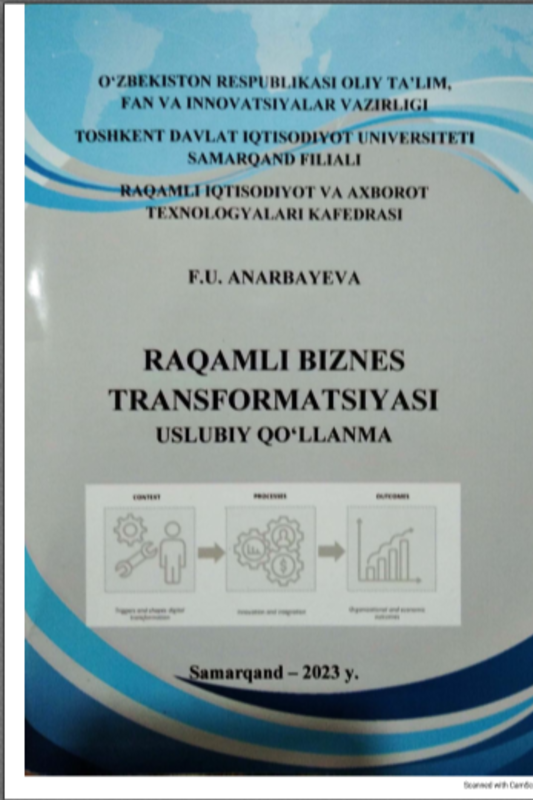 Raqamli Biznes Transformatsiyasi