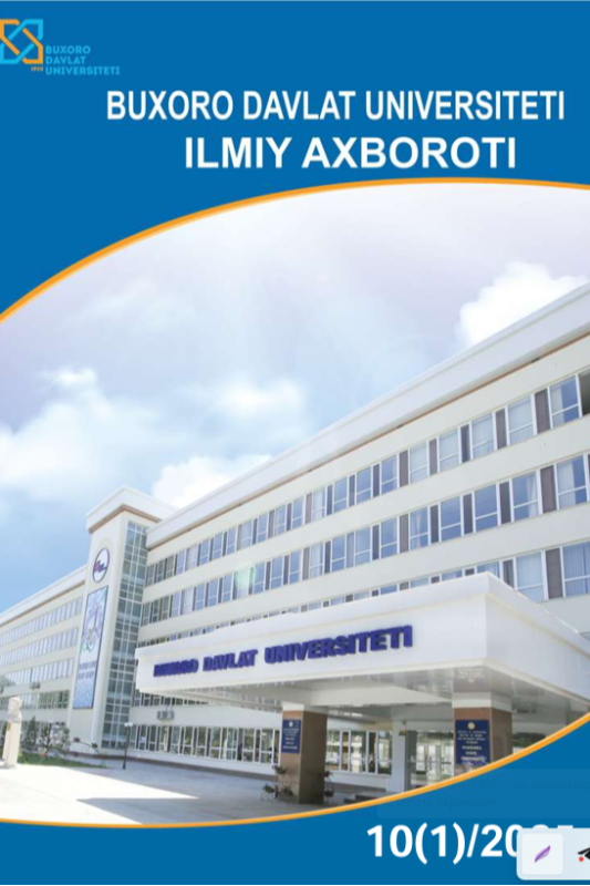 Buxoro davlat universiteti ilmiy axboroti