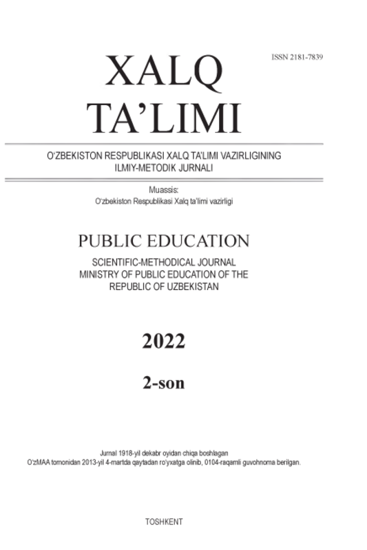 TA’LIM JARAYONIDA ZAMONAVIY YONDASHUV IMKONIYATLARI