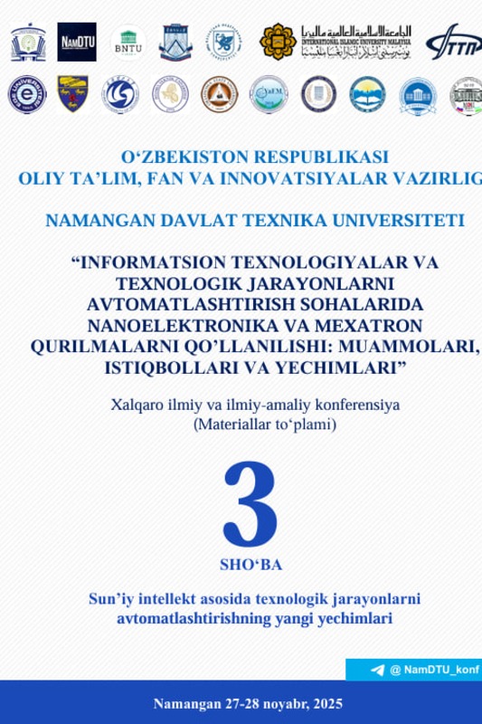 Sun'iy intellekt yordamida texnologik tiziml;arni modellashtirish va simulatsiya qilish