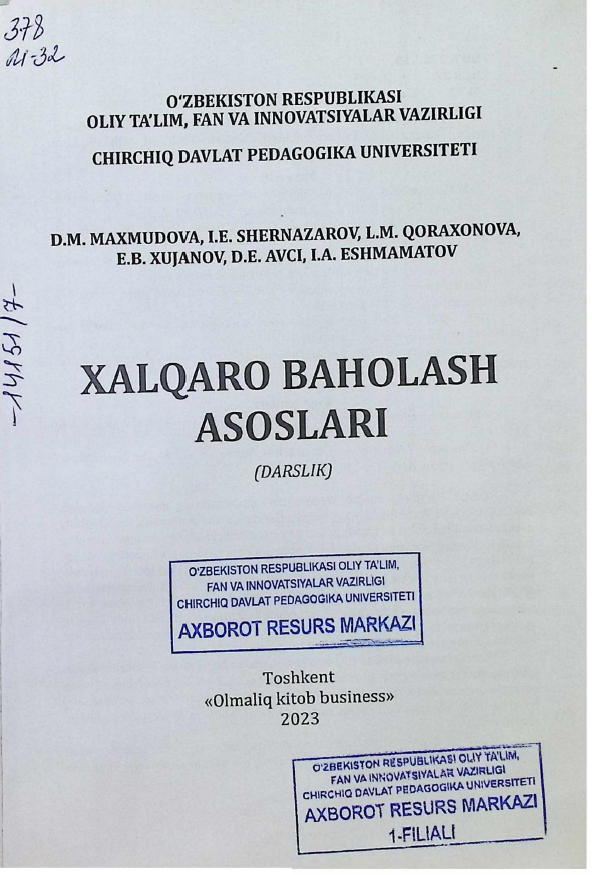 Xalqaro baholash asoslari