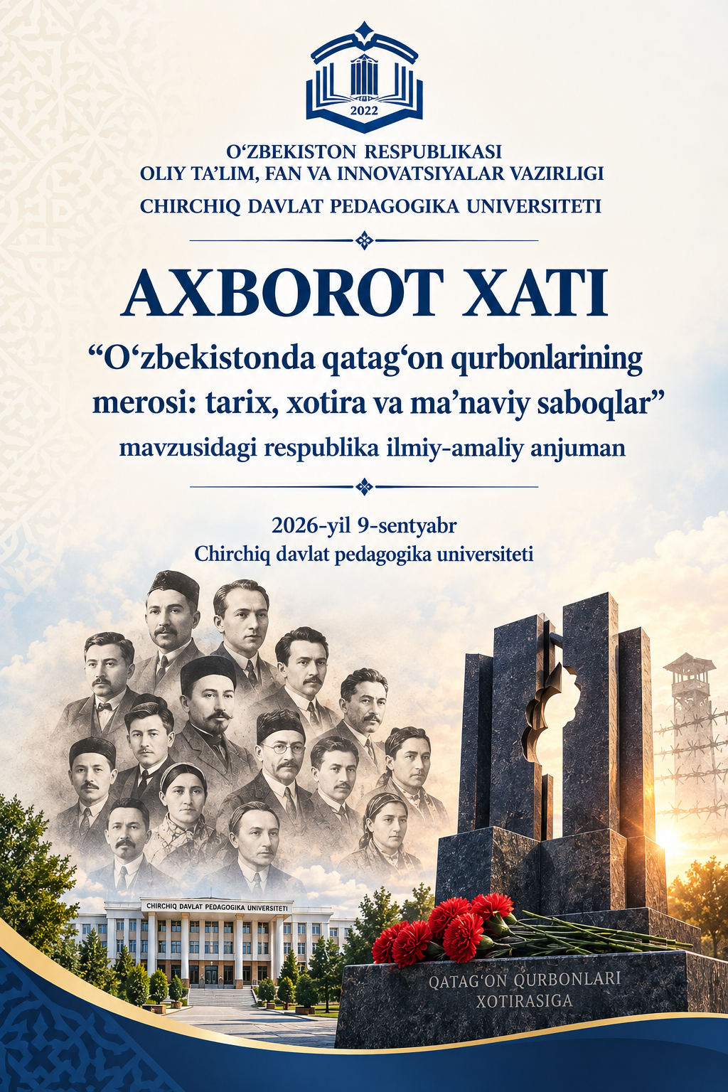 “O‘zbekistonda qatag‘on qurbonlarining merosi: tarix, xotira va ma’naviy saboqlar”