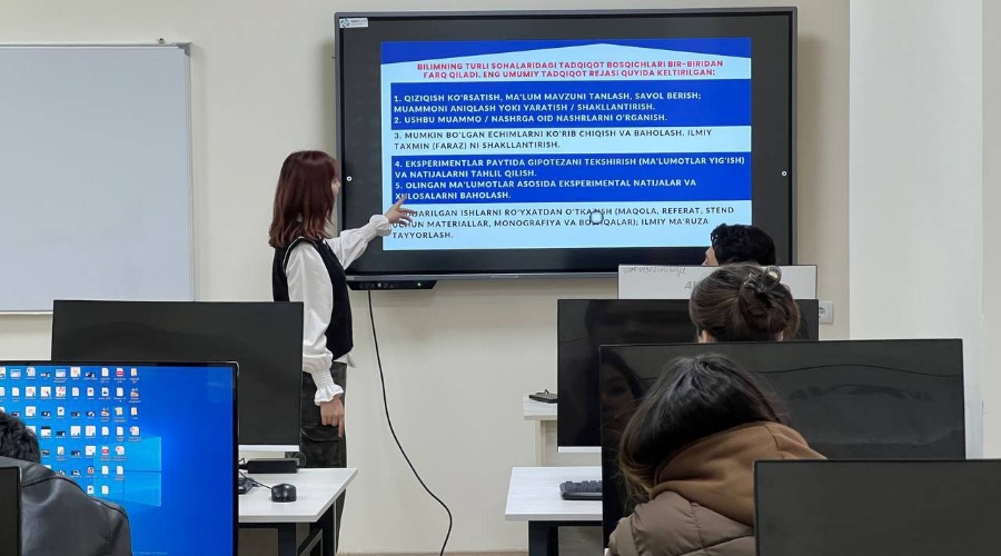 Chirchiq davlat pedagogika universiteti San’atshunoslik fakultetida yoshlar uchun ilhomlantiruvchi va amaliy seminar tashkil etildi.