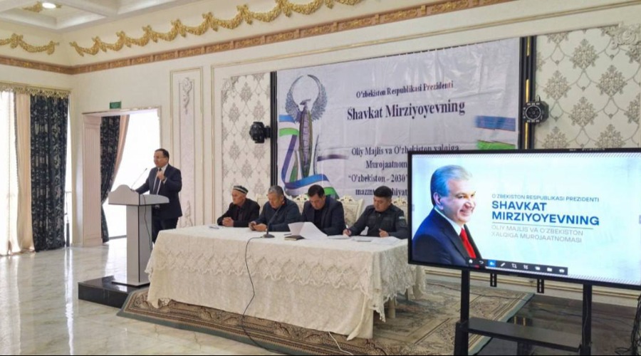O'zbekiston Respublikasi prezidenti murojaati ijrosi yuzasidan...