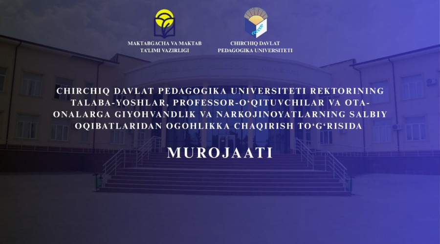 Rektor murojaati
