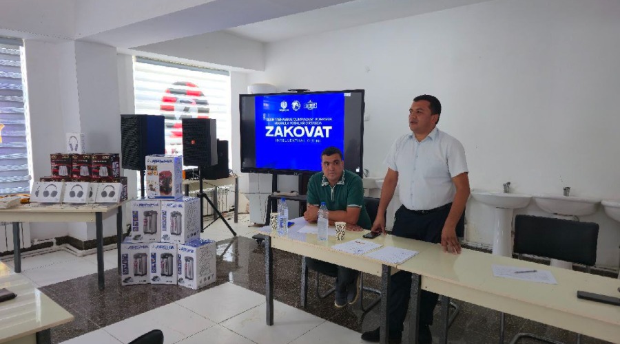 “Besh tashabbus olimpiadasi” doirasida o‘tkazilgan “Zakovat” intellektual o‘yinining tuman bosqichi  bo‘lib o‘tdi.