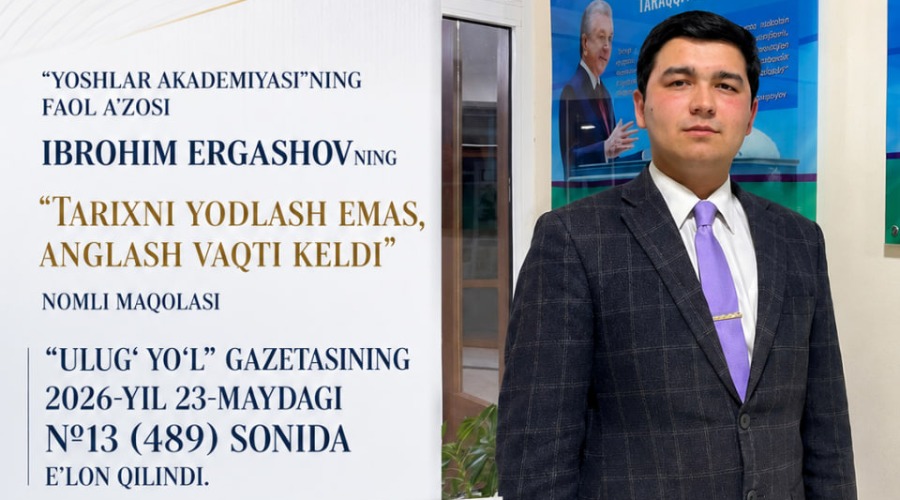 AKADEMIYA A'ZOSINING MAQOLASI E'LON QILINDI!