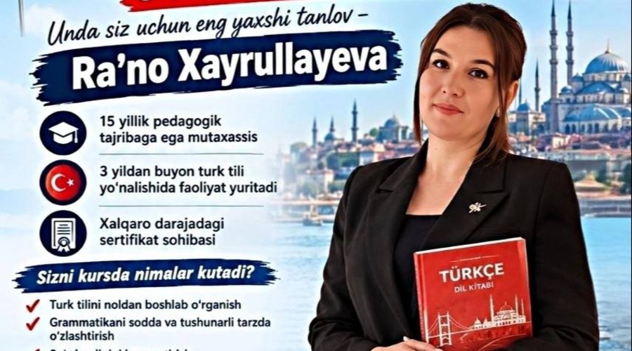 YOSHLAR AKADEMIYASI KURSLARIGA MARHAMAT!