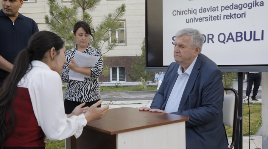 CHDPUda sayyor qabul uchrashuvi bo‘lib o‘tdi
