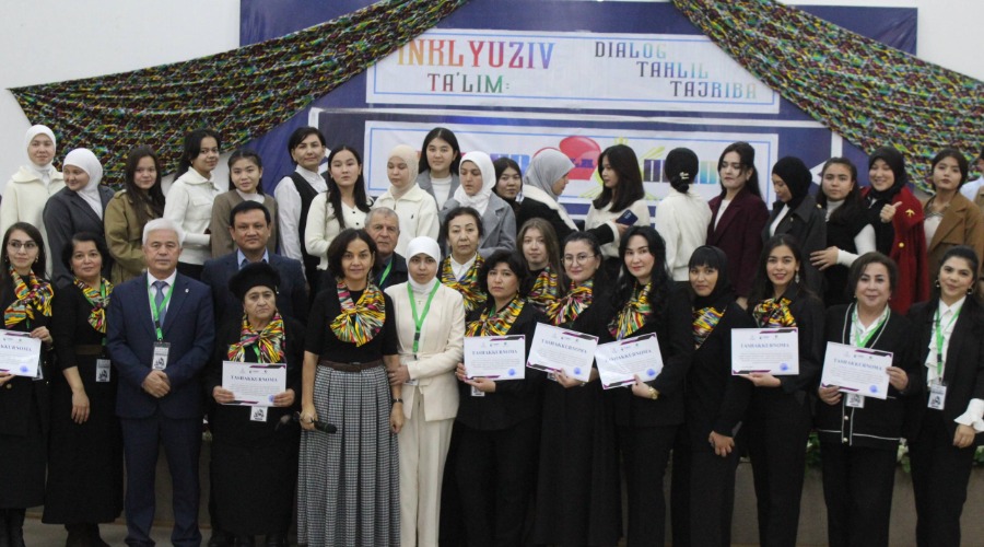 “Inklyuziv ta’lim: dialog, tahlil, tajriba” mavzusidagi ilmiy-amaliy konferensiya start oldi.
