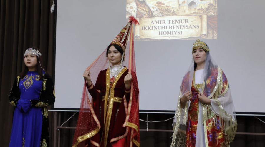 CHDPU da Amir Temur tavalludining 690 yilligi keng nishonlanmoqda
