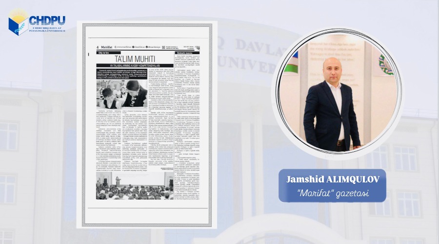 Ta’lim muhiti va talabalarning kasbiy kompetentsiyalari