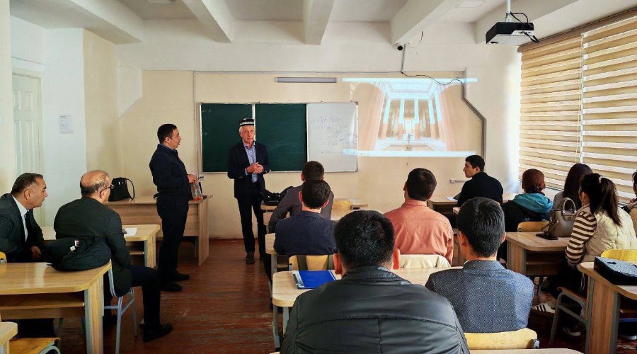 Germaniyaning SES (Senior Experten Service) tashkiloti vakili — xorijiy mutaxassis Gerlach janoblari Gumanitar fanlar fakultetiga tashrif buyurdi.