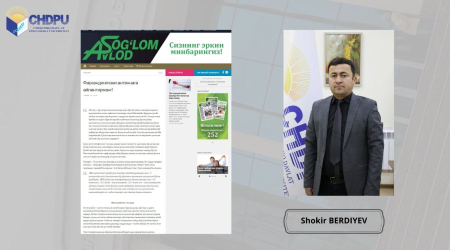 Farzandingizni antennaga aylantirmang!