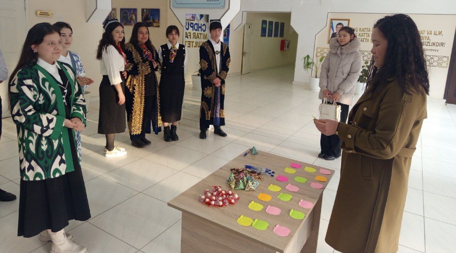 "Buyuk ajdodlarga  munosib avlod bo‘laylik" nomli viktorina tashkil etildi.