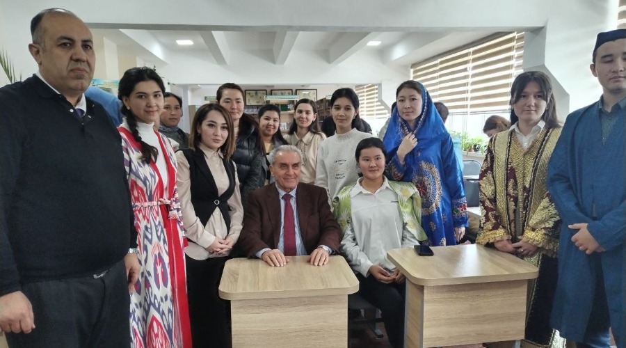 Chirchiq davlat pedagogika universitetiga Turkiyalik professor tashrif buyurdi.