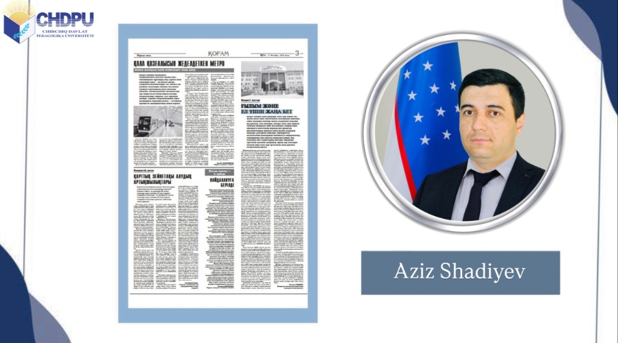 Fan va yurt uchun yangi sahifa