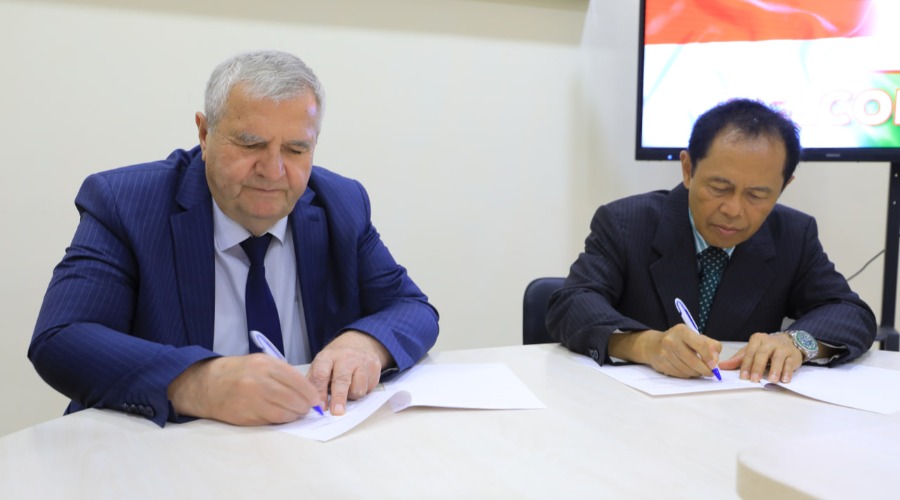 UNIKOM universiteti rektori boshchiligidagi delegatsiya bilan muzokaralar o‘tkazildi