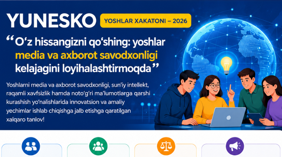 Yoshlar xakatoni – 2026 xalqaro tanlovi