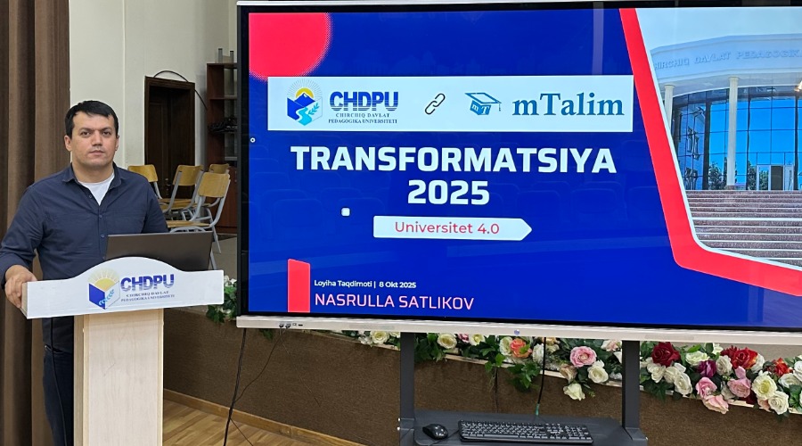 Transformatsiya 2025: Universitet 4.0 – “Ta’lim, fan, innovatsiya va jamiyat bilan raqamlashgan o‘zaro aloqa” modeli