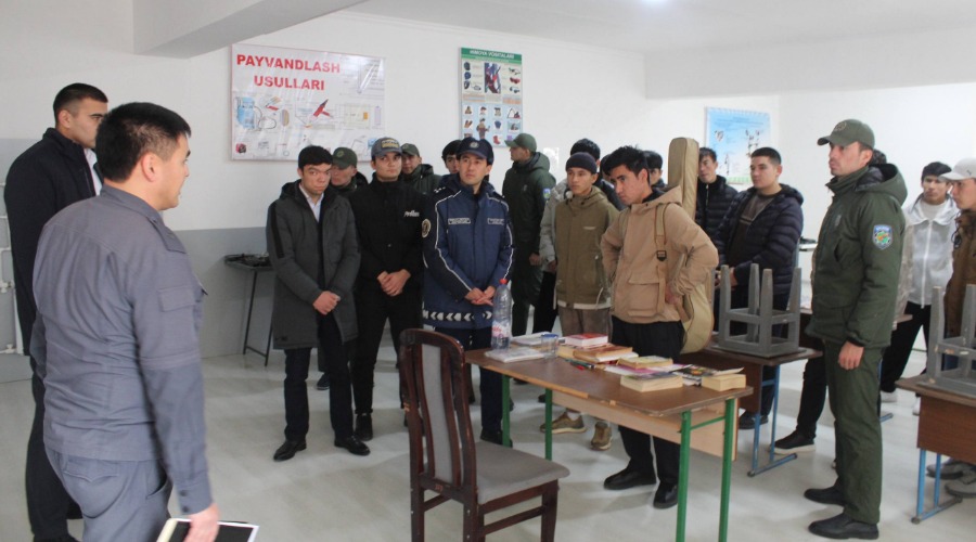 Chirchiq davlat pedagogika universiteti talabalari 48-son jazoni ijro etish manzil koloniyasiga tashrif buyurishdi.