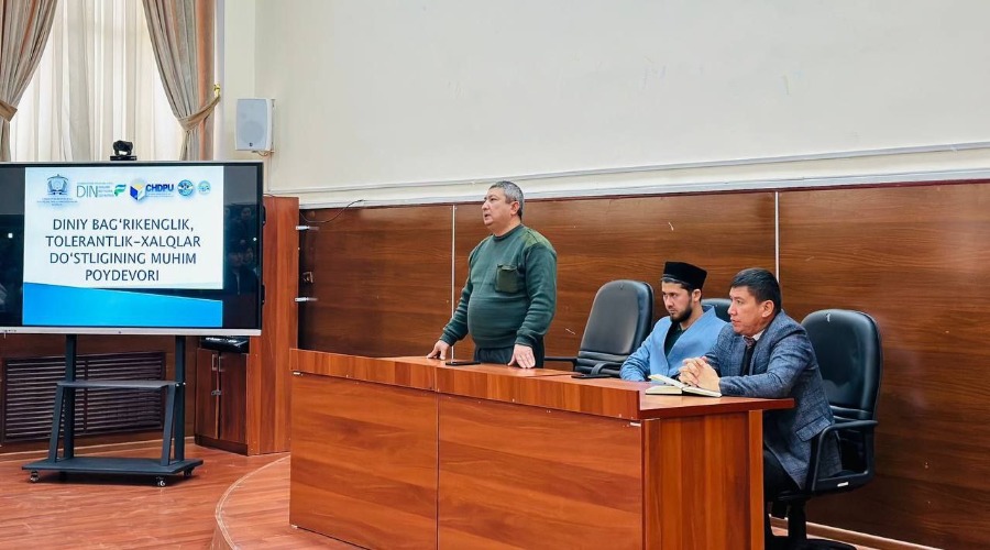 "DINIY BAG'RIKENGLIK TOLERANTLIK-XALQLAR DO'STLIGINING MUHIM POYDEVORI"