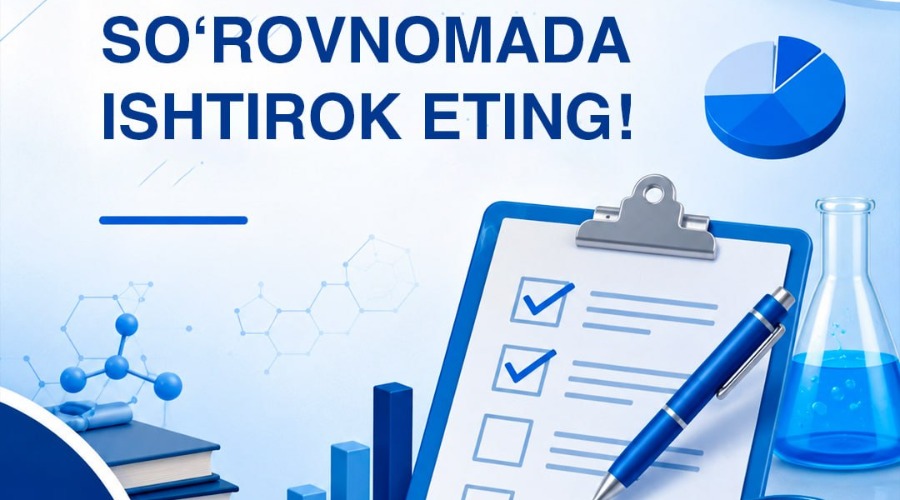 SO'ROVNOMADA FAOL ISHTIROK ETING!