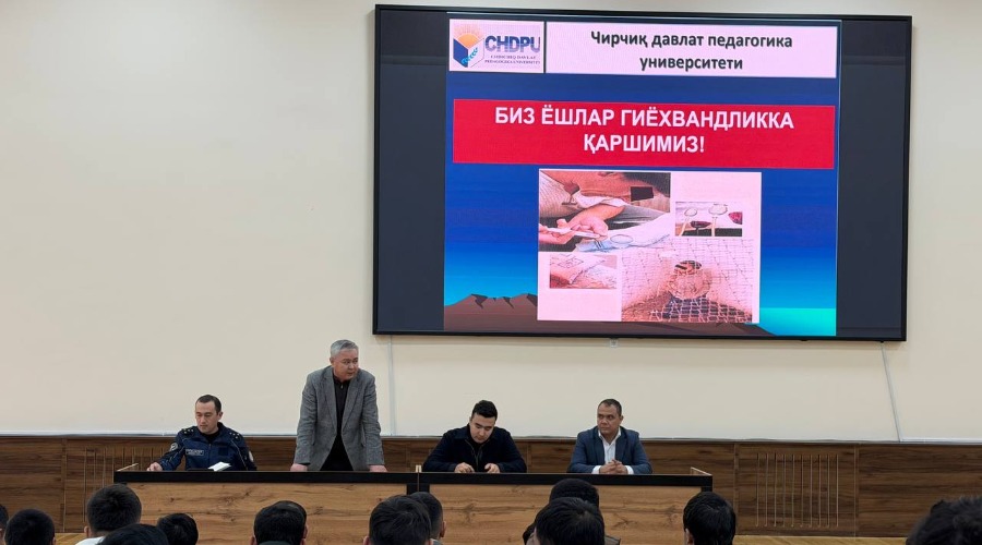 “Biz giyohvandlikka qarshimiz”