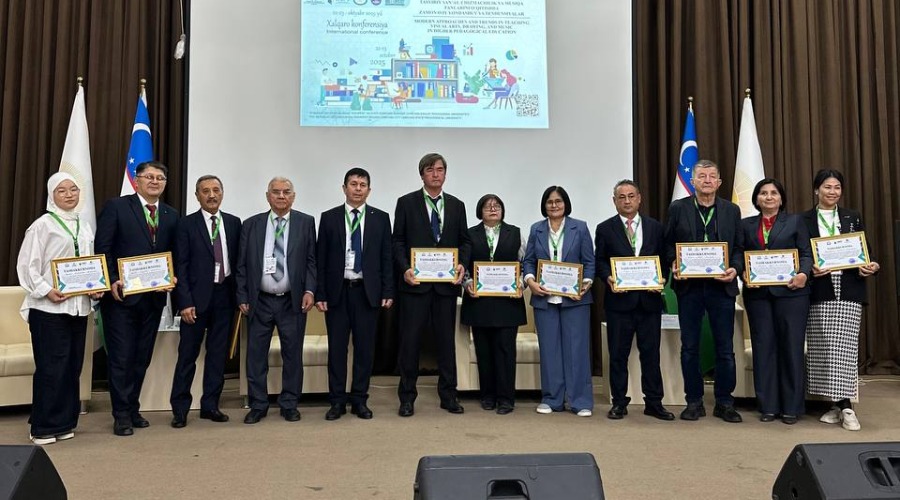 Chirchiq davlat pedagogika universitetida “Oliy pedagogik ta’limda tasviriy san’at, chizmachilik va musiqa fanlarini o‘qitishda zamonaviy yondashuv va tendensiyalar” mavzusidagi xalqaro ilmiy-amaliy konferensiya yakuniga yetdi.