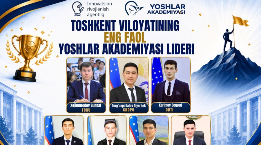 “2025–2026 O‘QUV YILINING ENG FAOL LIDERI”GA OVOZ BERING!