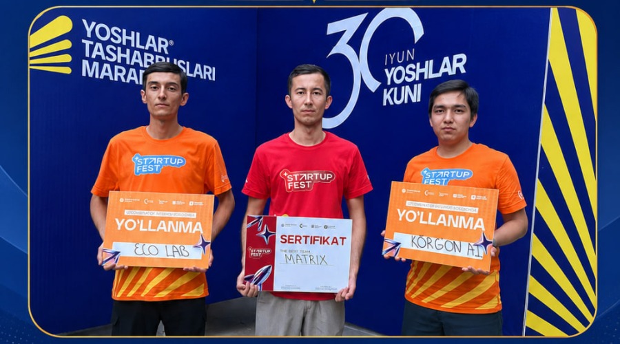 YOSHLAR AKADEMIYASI HUDUDIY LIDERI “STARTAP FEST”DA G‘OLIB BO‘LDI!