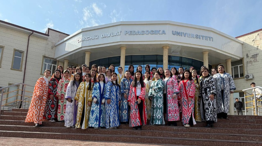 Chirchiq davlat pedagogika universitetida "Milliy liboslar kuni" va "Milliy liboslar ko'rgazmasi" bo'lib o'tdi.