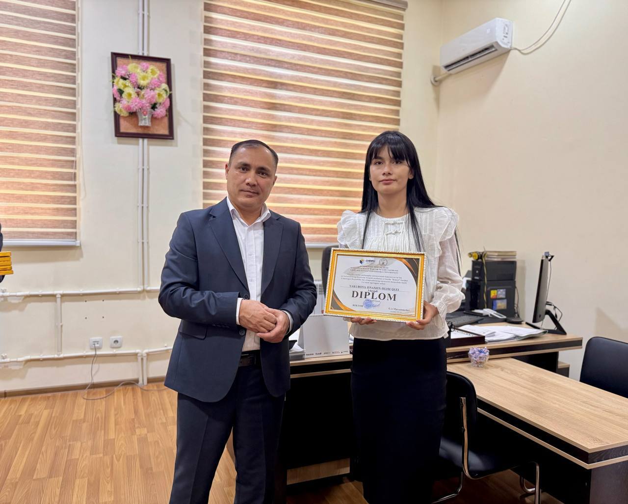 Tabiiy fanlar fakulteti talabalari fan olimpiadasida yuksak natijalar qayd etishdi Gallery Image