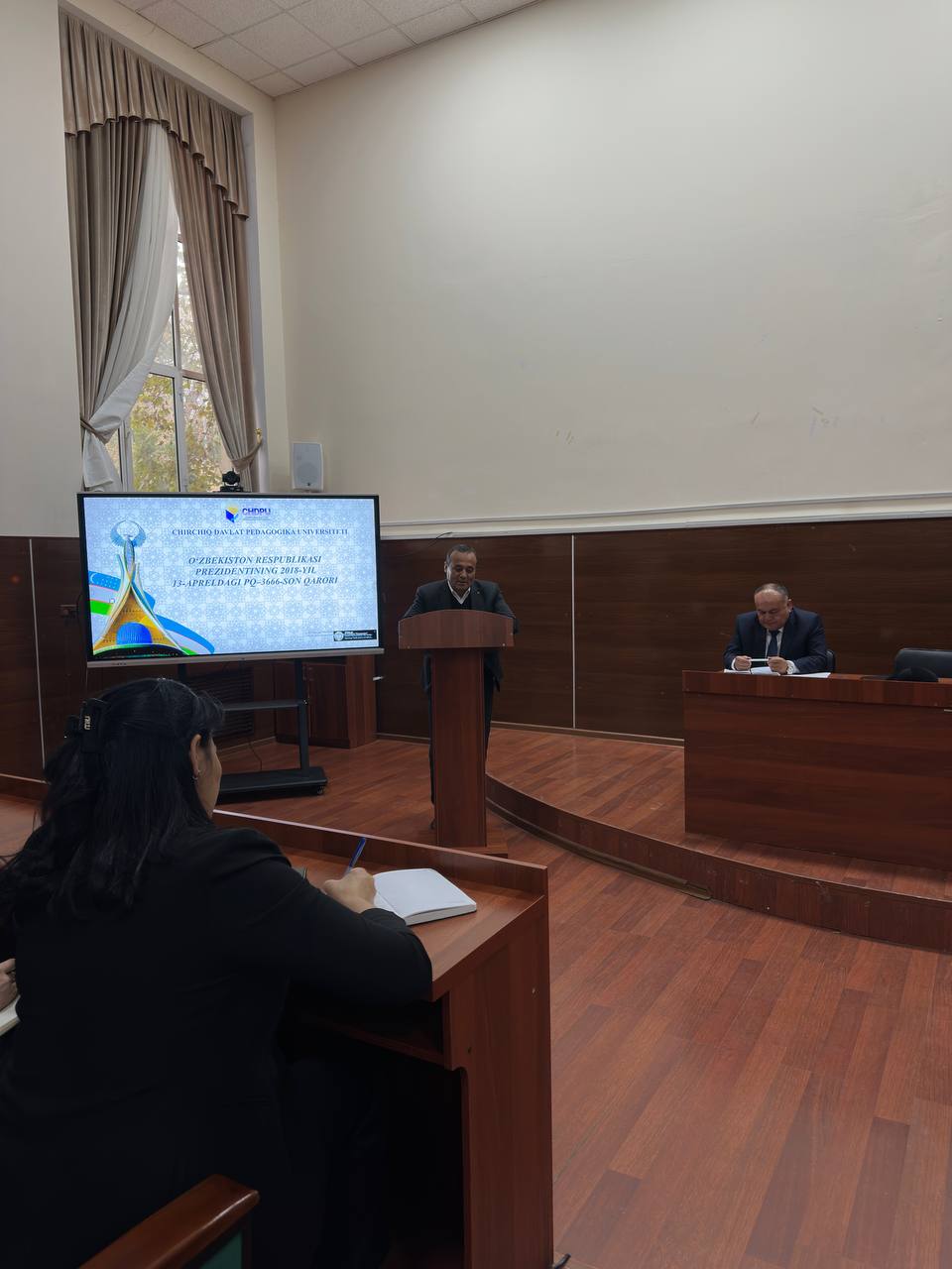 “O‘zbekiston Respublikasi Adliya vazirligi to‘g‘risidagi nizom” ga bag‘ishlangan uchrashuv o‘tkazildi. Gallery Image