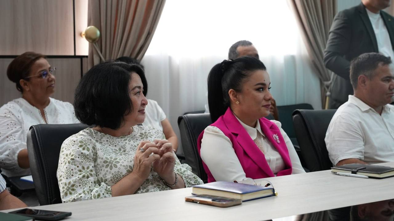"A solemn award ceremony was held at Chirchik State Pedagogical University on the occasion of the 35th anniversary of the independence of the Republic of Uzbekistan." Gallery Image