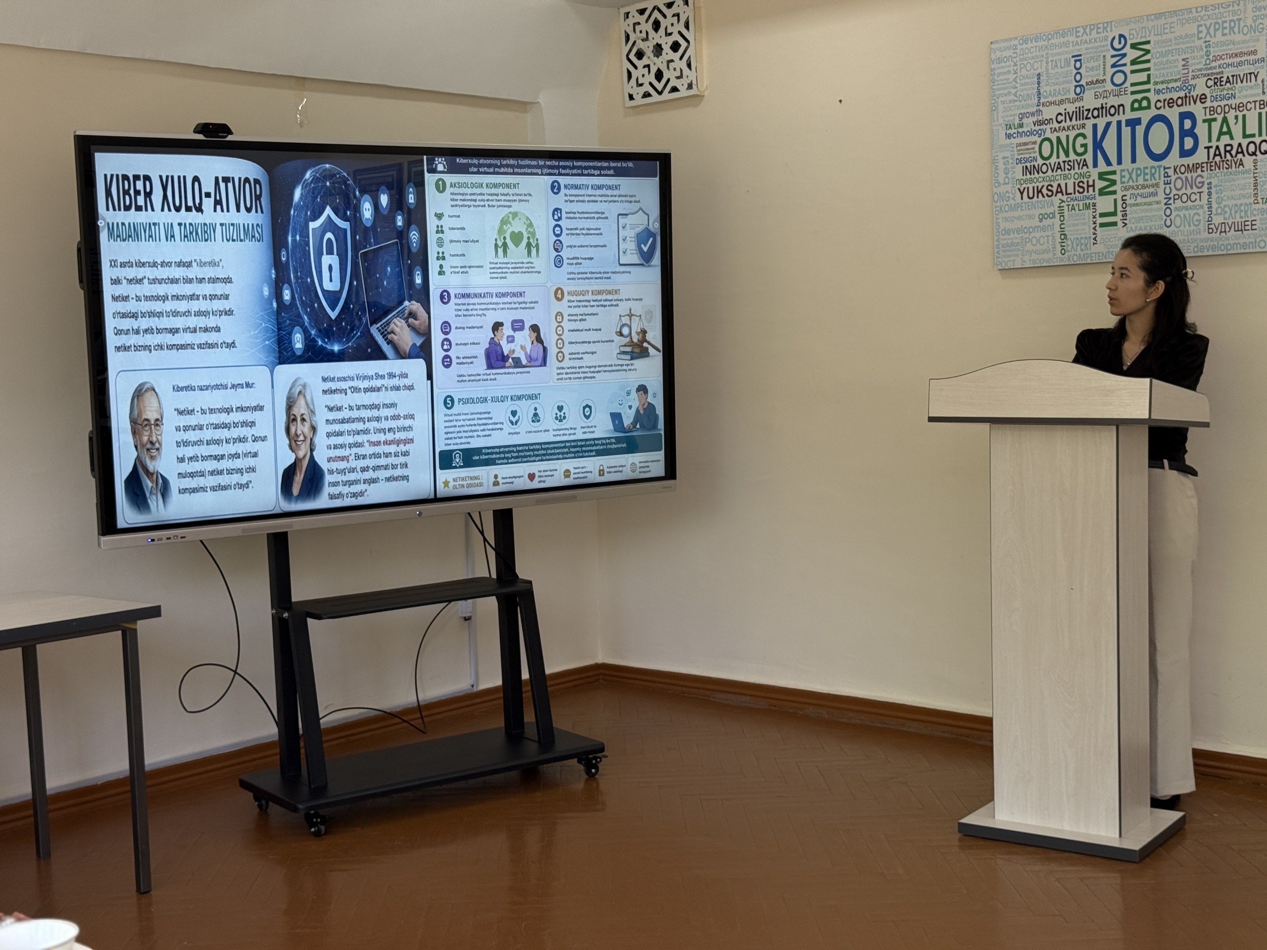 Gumanitar fanlar fakultetida bitiruv malakaviy ishlar himoyasi bo‘lib o‘tdi. Gallery Image