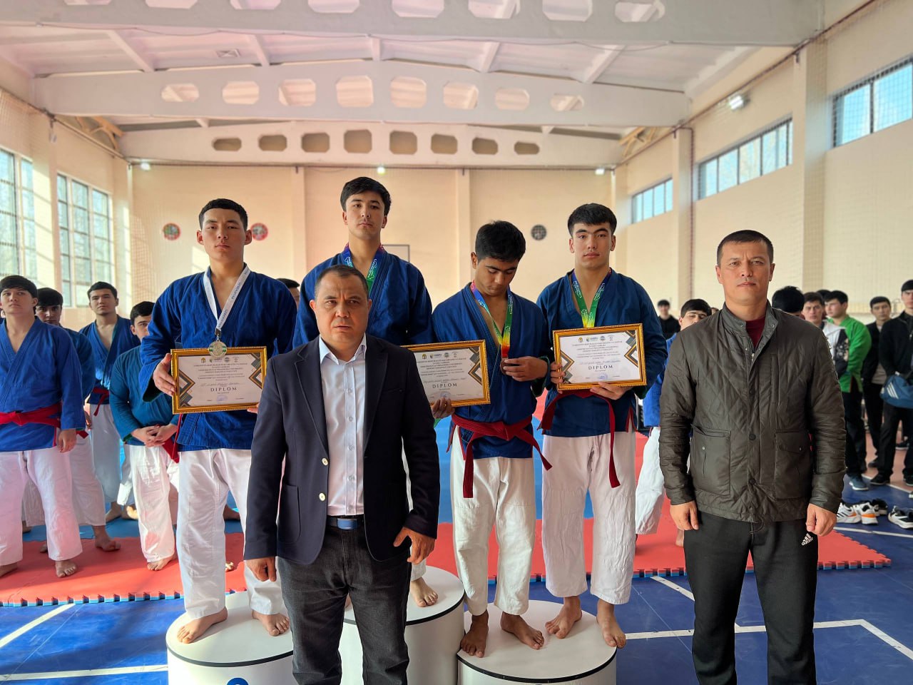 “Talabalar ligasi” sport musobaqalarining kurash bo‘yicha Universitet bosqichi bo‘lib o‘tdi Gallery Image