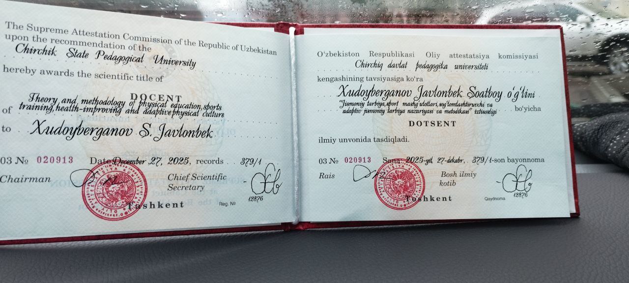 Kafedra ilmiy salohiyati oshmoqda Gallery Image