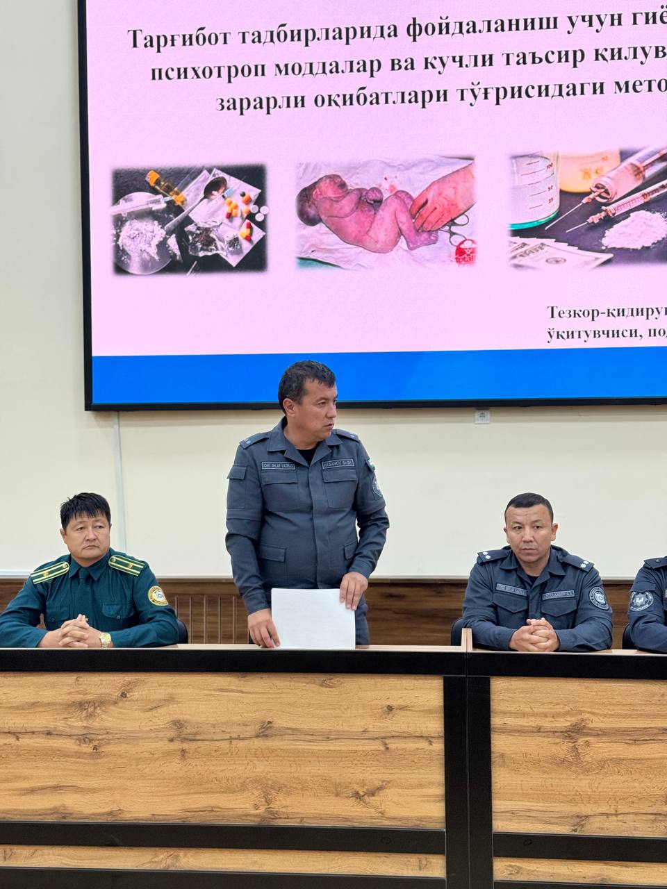 Chirchiq Davlat Pedagogika Universitetida giyohvandlikka qarshi davra suhbati o‘tkazildi Gallery Image