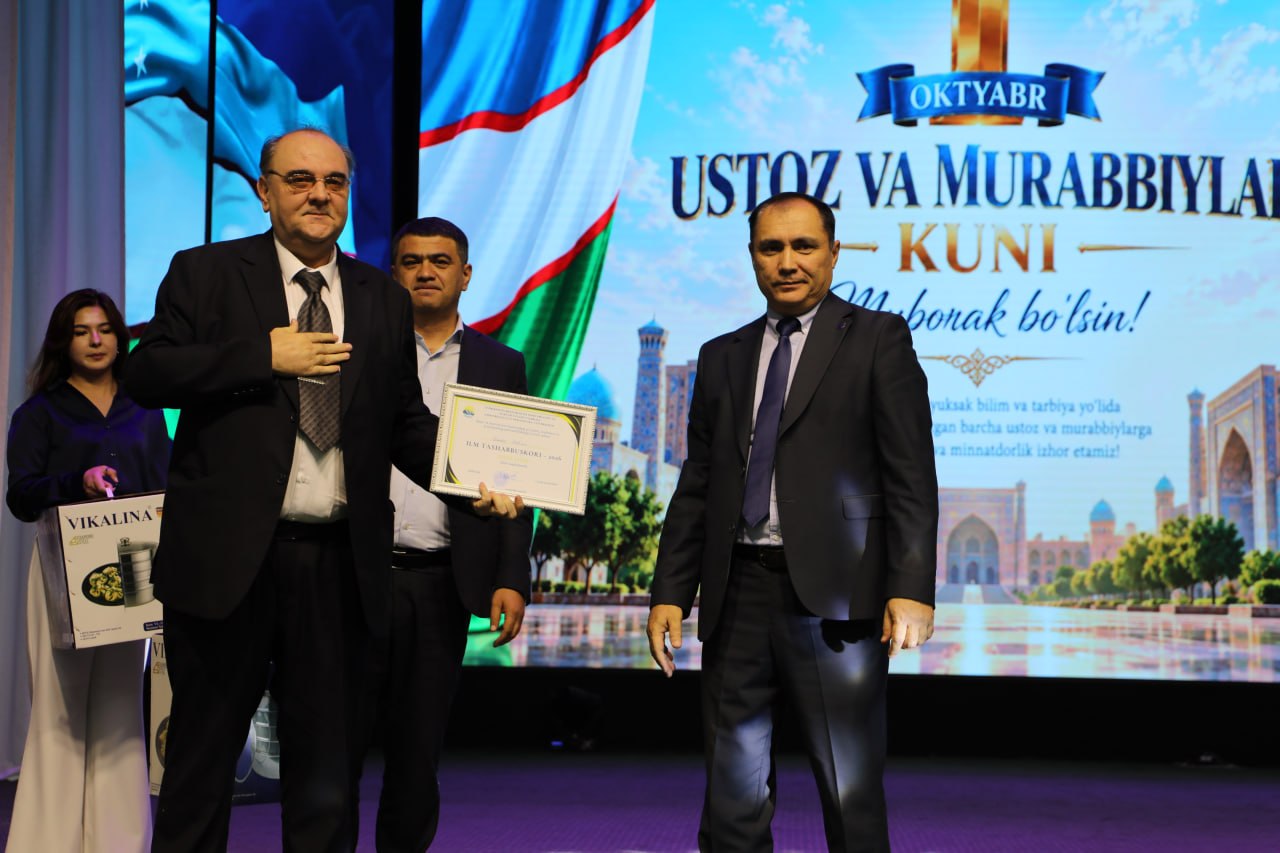 Universitetimizda talabalikka bag‘ishlov hamda ustoz va murabbiylar kuniga bag‘ishlangan tadbir o‘tkazildi Gallery Image