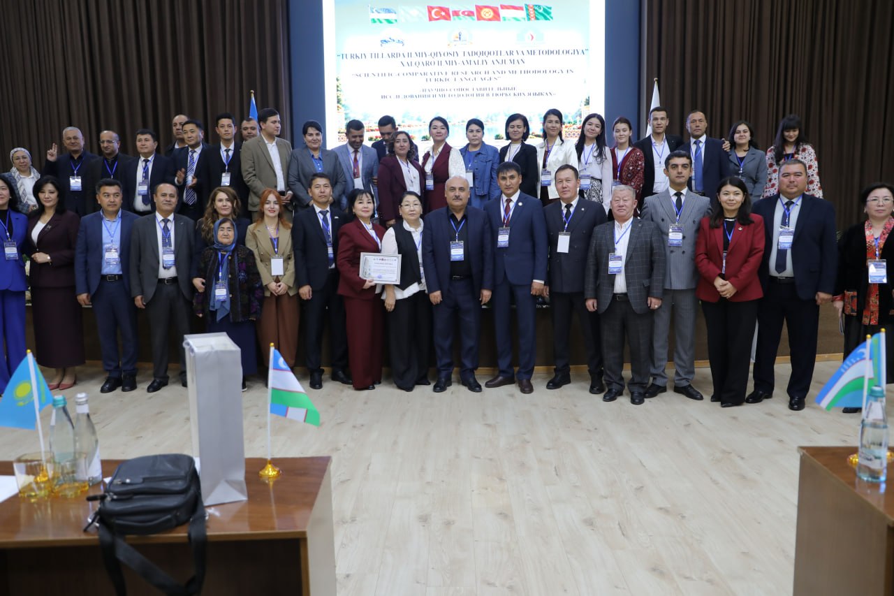 “Turkiy tillarda ilmiy-qiyosiy tadqiqotlar va metodologiya” mavzusida xalqaro ilmiy-amaliy konferensiya bo‘lib o‘tdi Gallery Image