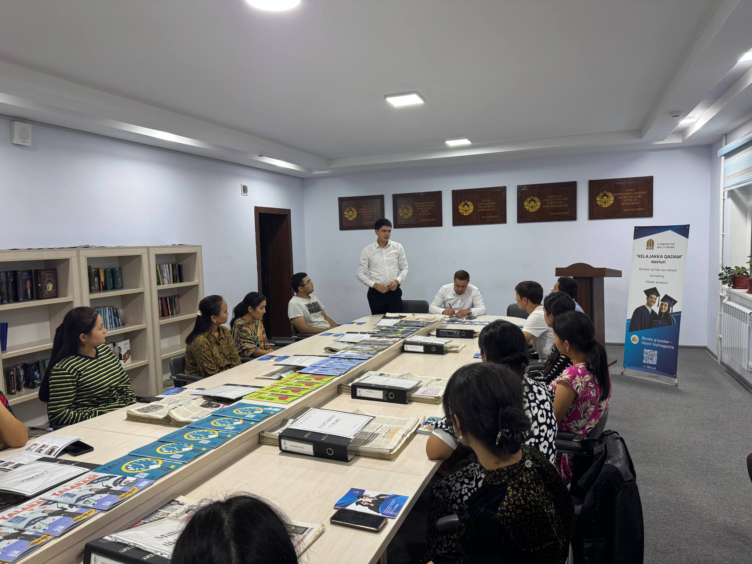 Chirchiq davlat pedagogika universiteti Talabalar turar joyida Kelajakka qadam” dasturi boʻyicha seminar bo‘lib oʻtdi. Gallery Image