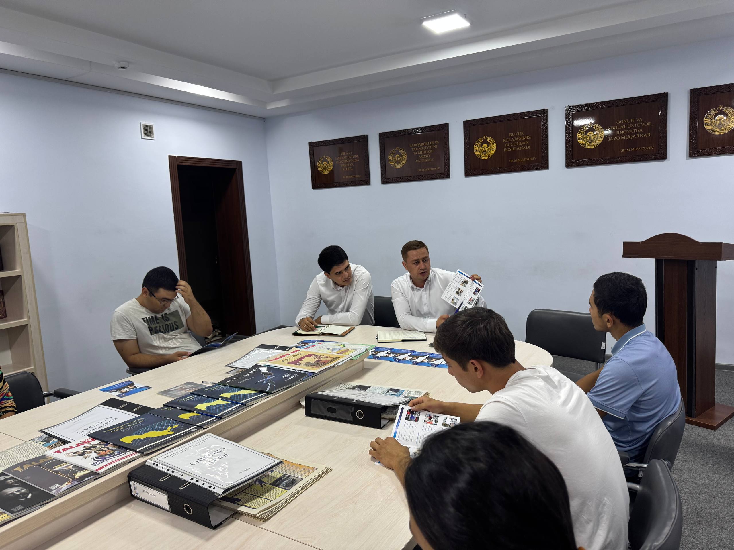 Chirchiq davlat pedagogika universiteti Talabalar turar joyida Kelajakka qadam” dasturi boʻyicha seminar bo‘lib oʻtdi. Gallery Image