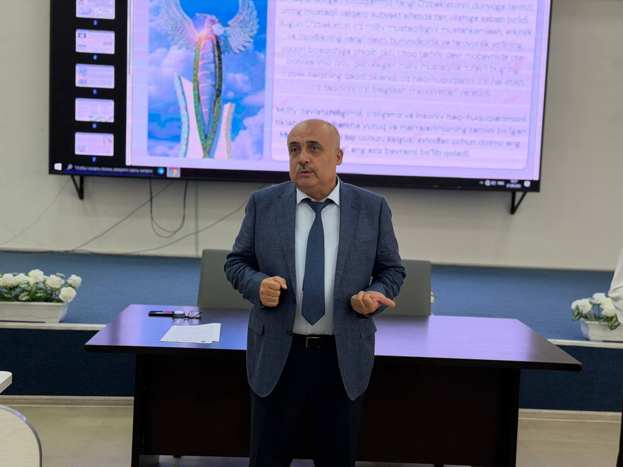 Universitetda “Mustaqillik dars”lari o'tkazildi Gallery Image