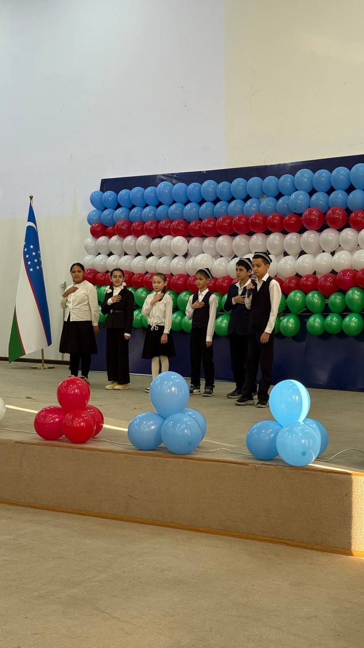 8-noyabrni keng nishonlash maqsadida o‘tkazilgan “Bir Vatan, bir el, bir bayroq!” nomli tantanali tadbirimiz yuqori saviyada, mazmunli va ko‘tarinki ruhda o‘tdi. Gallery Image