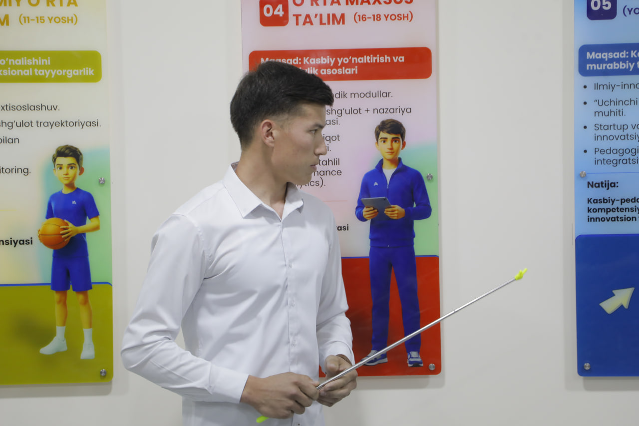 Jismoniy tarbiya va sport ta’limi yo‘nalishida ilmiy va innovatsion faoliyatini jadallashtirishga qaratilgan Kengash o‘tkazildi Gallery Image