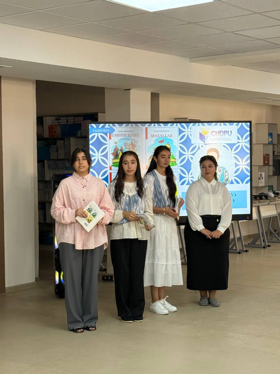 Maktabgacha ta’lim fakultetida shoira Saodat Musayeva kitobining taqdimoti bo‘lib o‘tdi Gallery Image