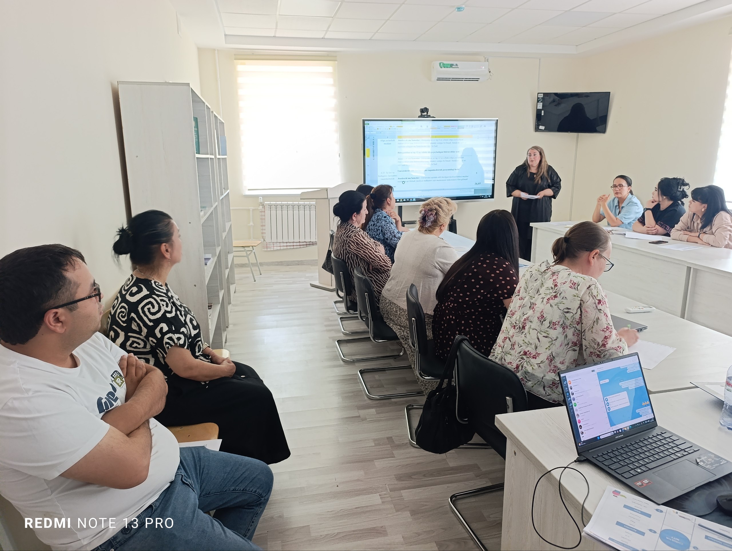 Rus tilshunosligi va adabiyotshunosligi kafedrasi o'qituvchilari bilan reyting va jozibadorlik bo'yicha seminar-trening o'tkazildi Gallery Image